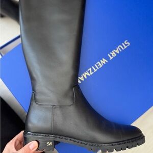 Stuart Weitzman Black Heeled Boots